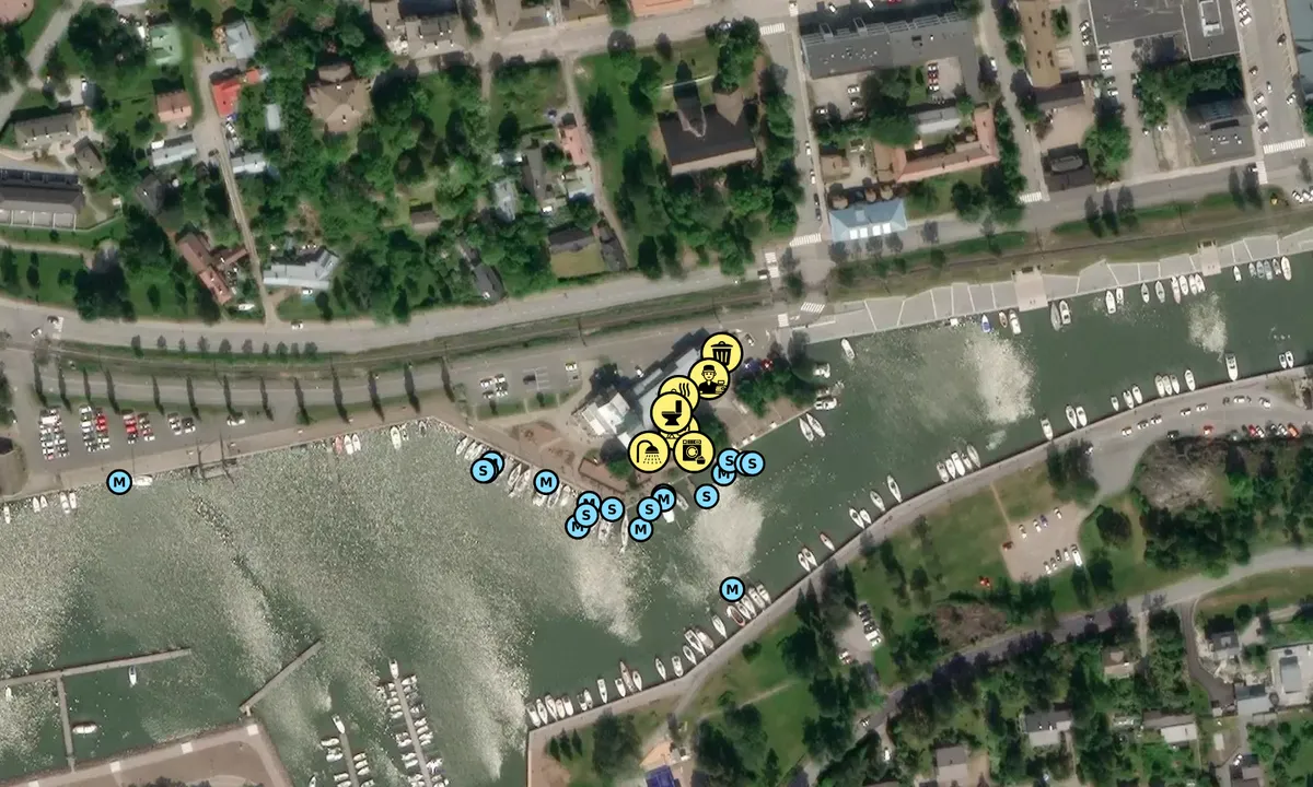 Satelite image of Uusikaupunki [Pakkahuone]