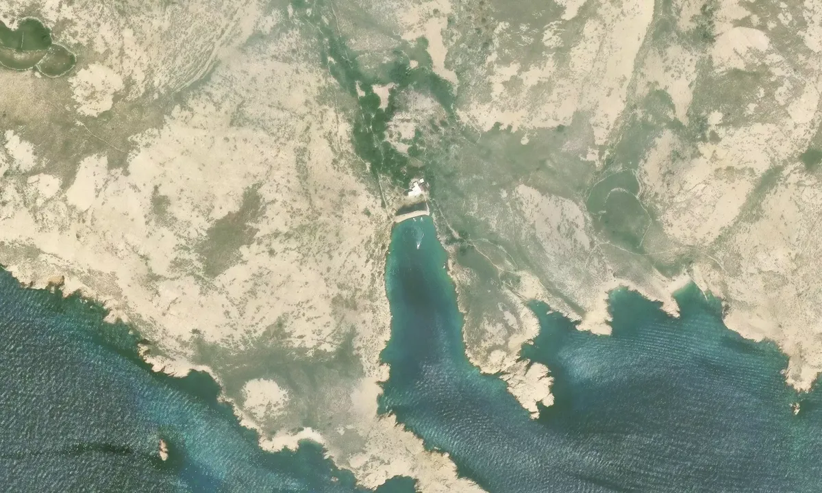 Satelite image of Uvala Bracol