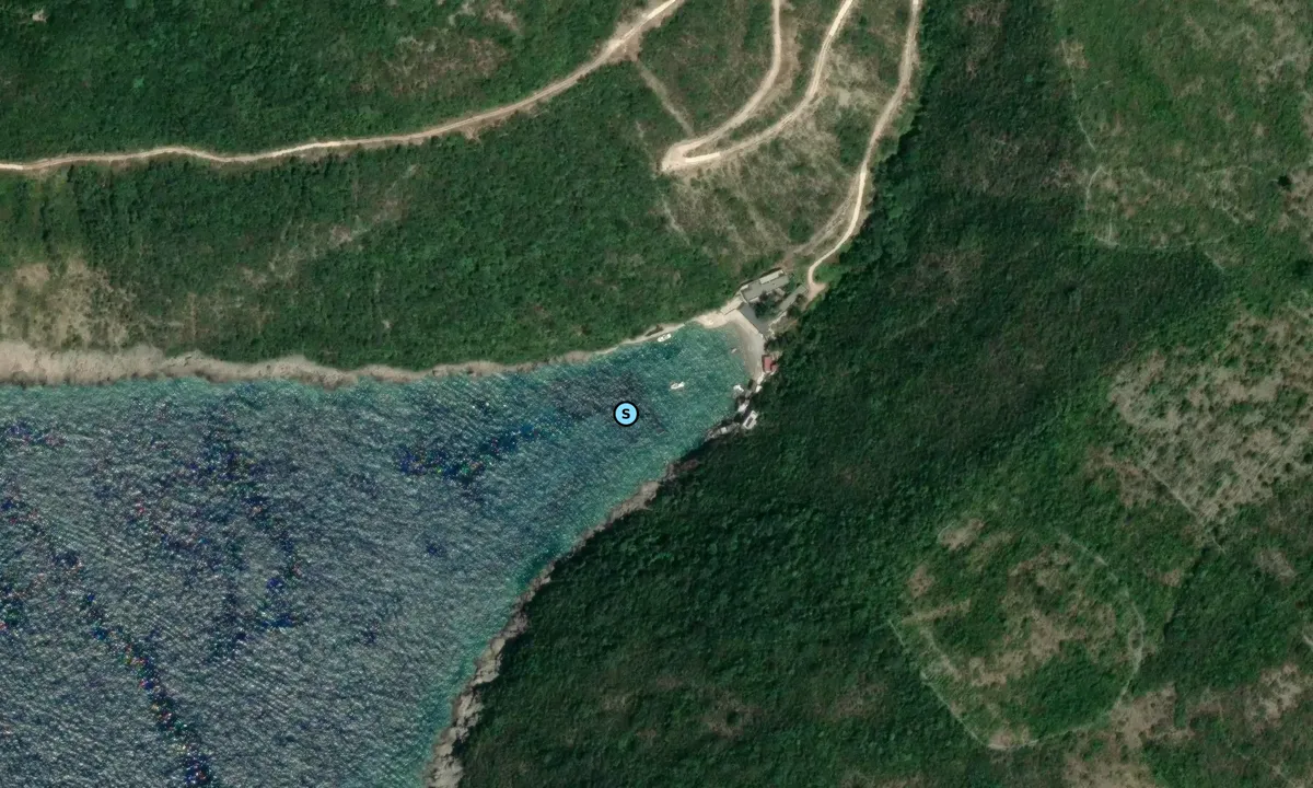 Satelite image of Uvala Dobrec