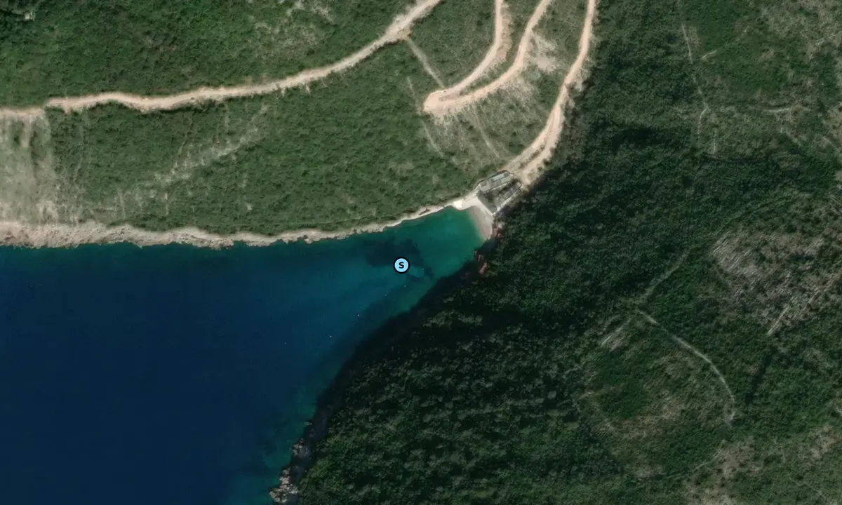 Satelite image of Uvala Dobrec