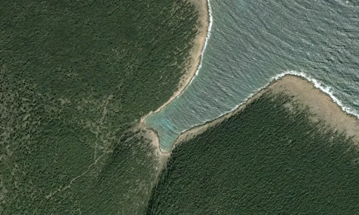 Satelite image of Uvala Golinga