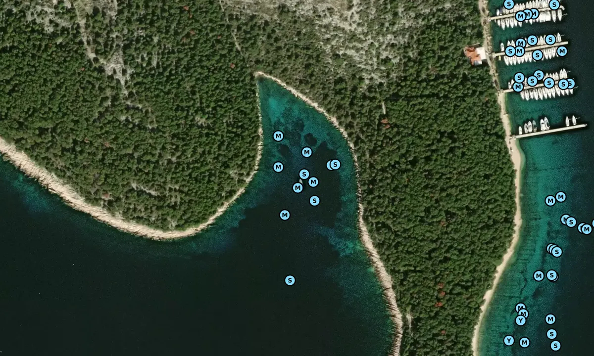 Satelite image of Uvala Kacola