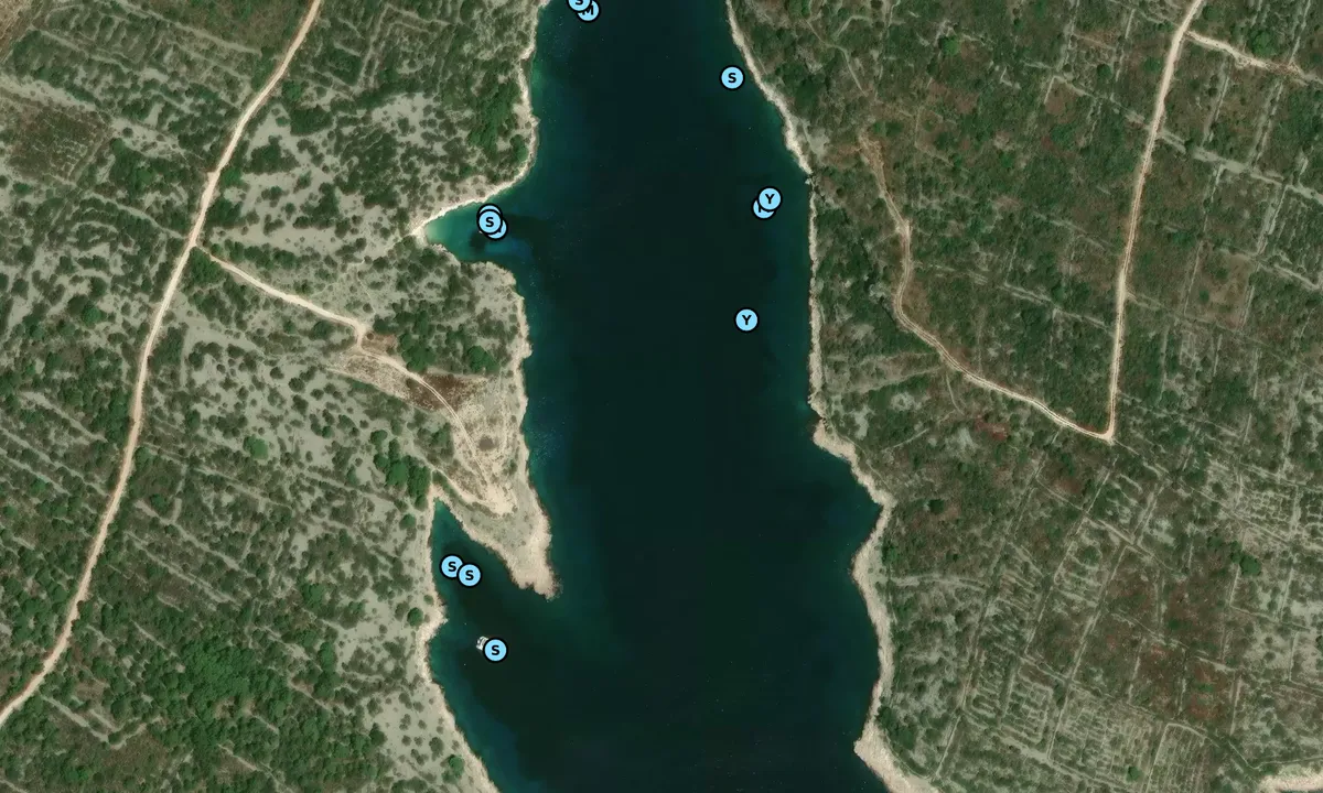 Satelite image of Uvala Kanica