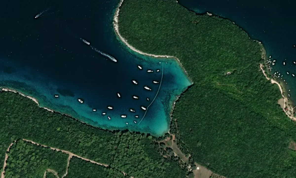 Flyfoto av Uvala Kriz
