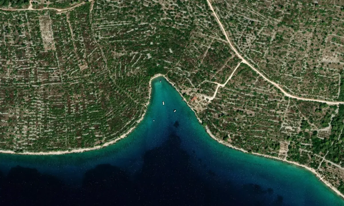 Flyfoto av Uvala Krusica