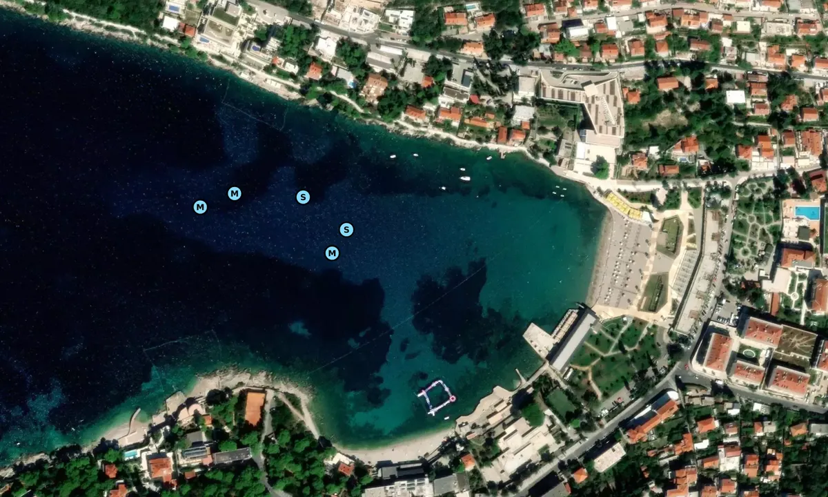 Satelite image of Uvala Lapad
