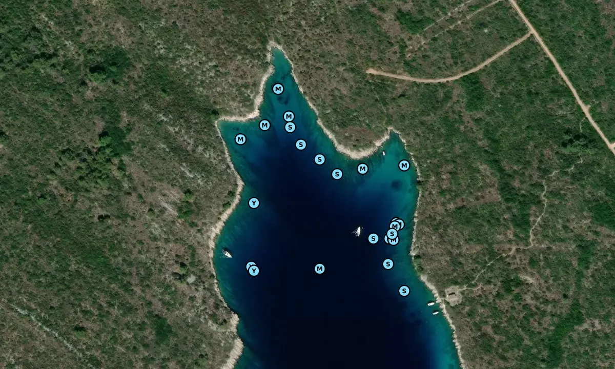 Satelite image of Uvala Livke