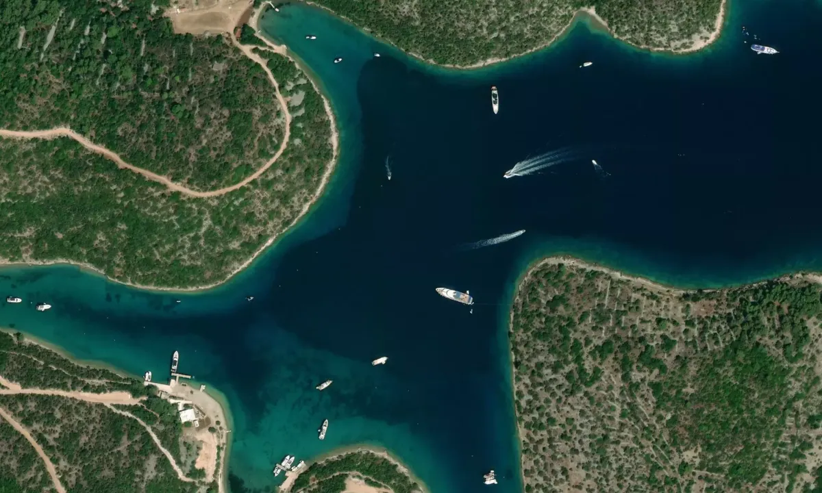 Flyfoto av Uvala Luka