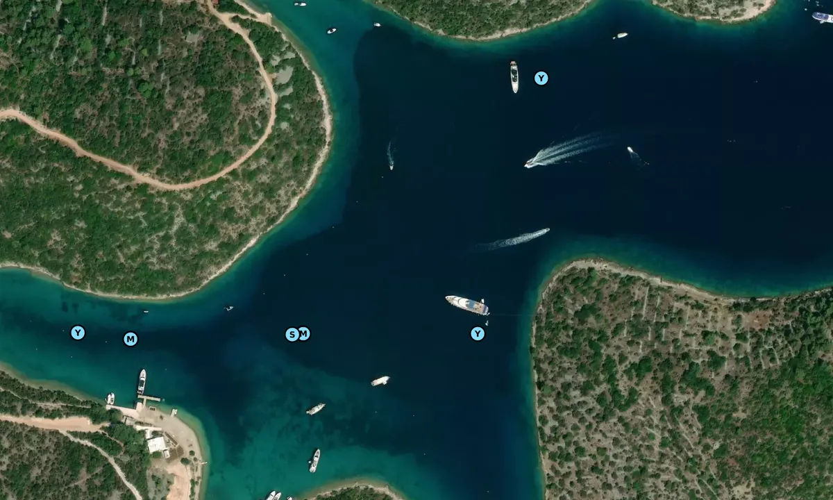 Satelite image of Uvala Luka