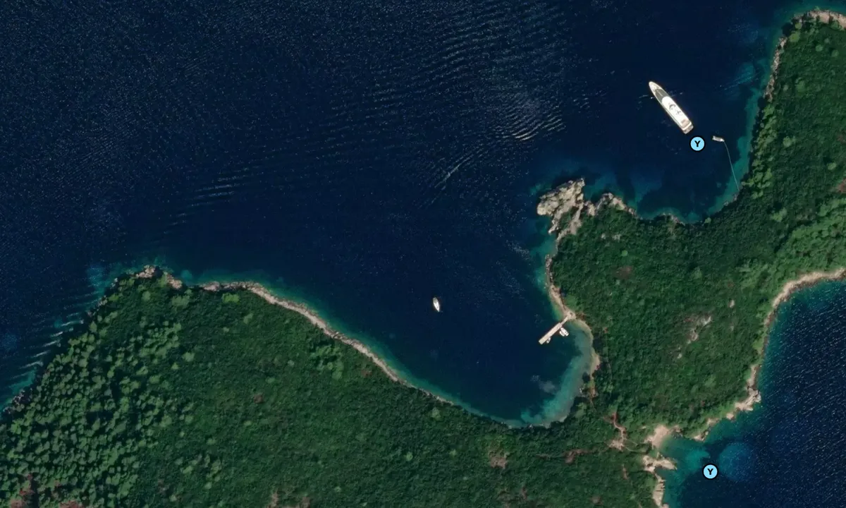 Satelite image of Uvala Lupeska