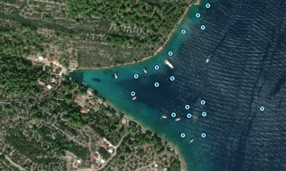Satelite image of Uvala Necujam - Nečujam - Nečujam