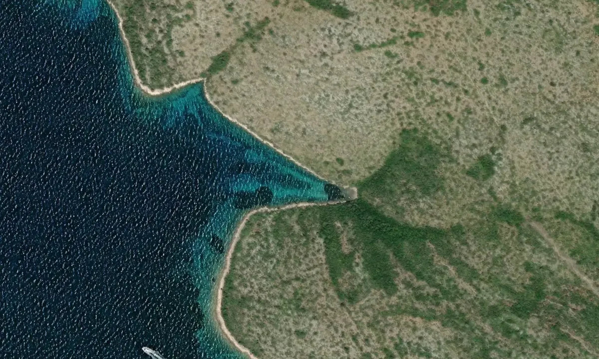 Satelite image of Uvala Permanje