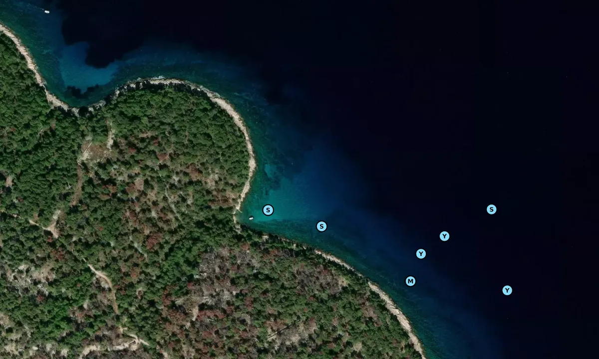Satelite image of Uvala Platac
