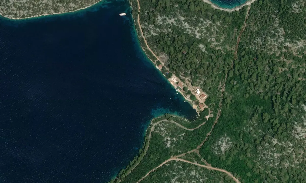 Flyfoto av Uvala Prehodisce