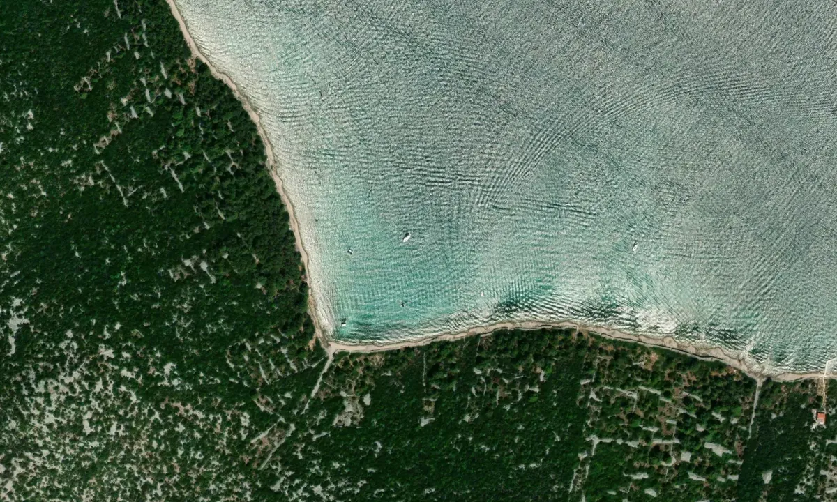 Flyfoto av Uvala Sabune