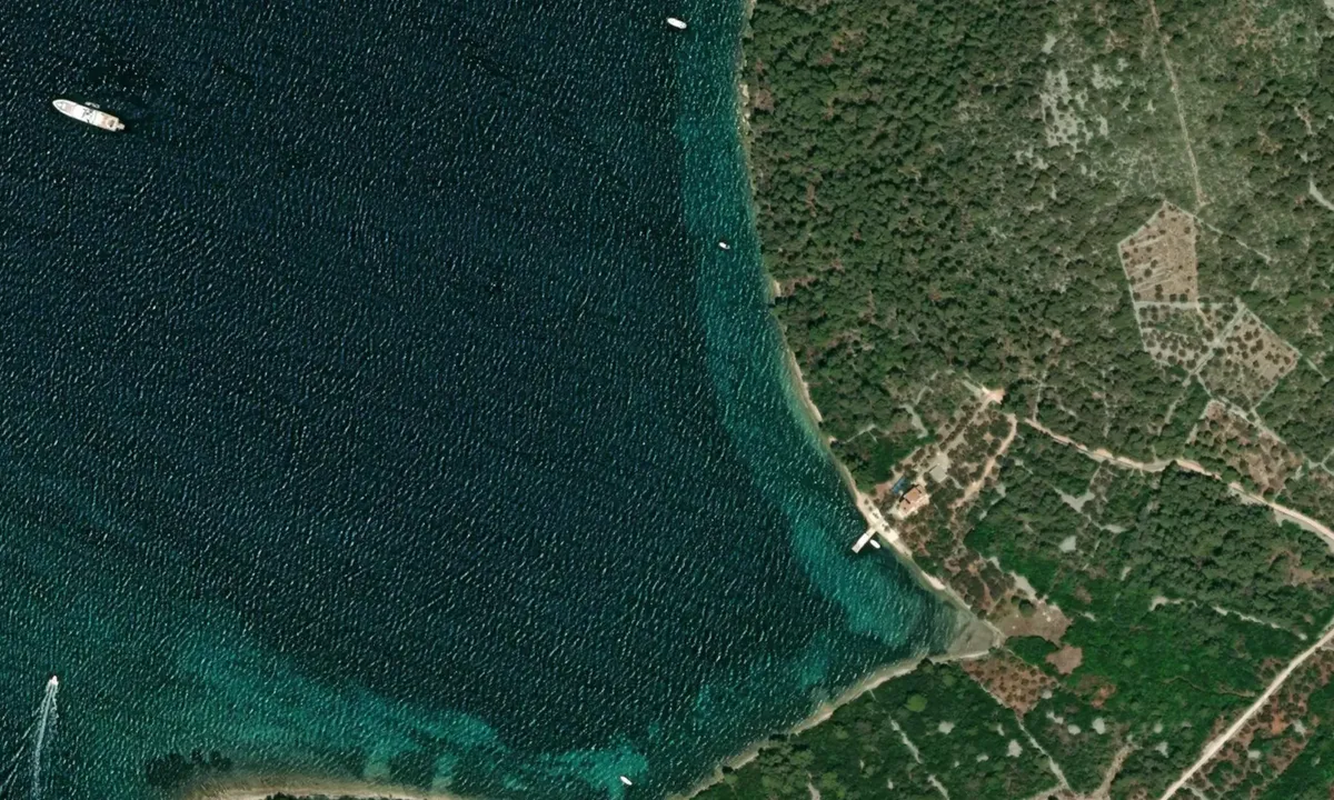Flyfoto av Uvala Sabuša