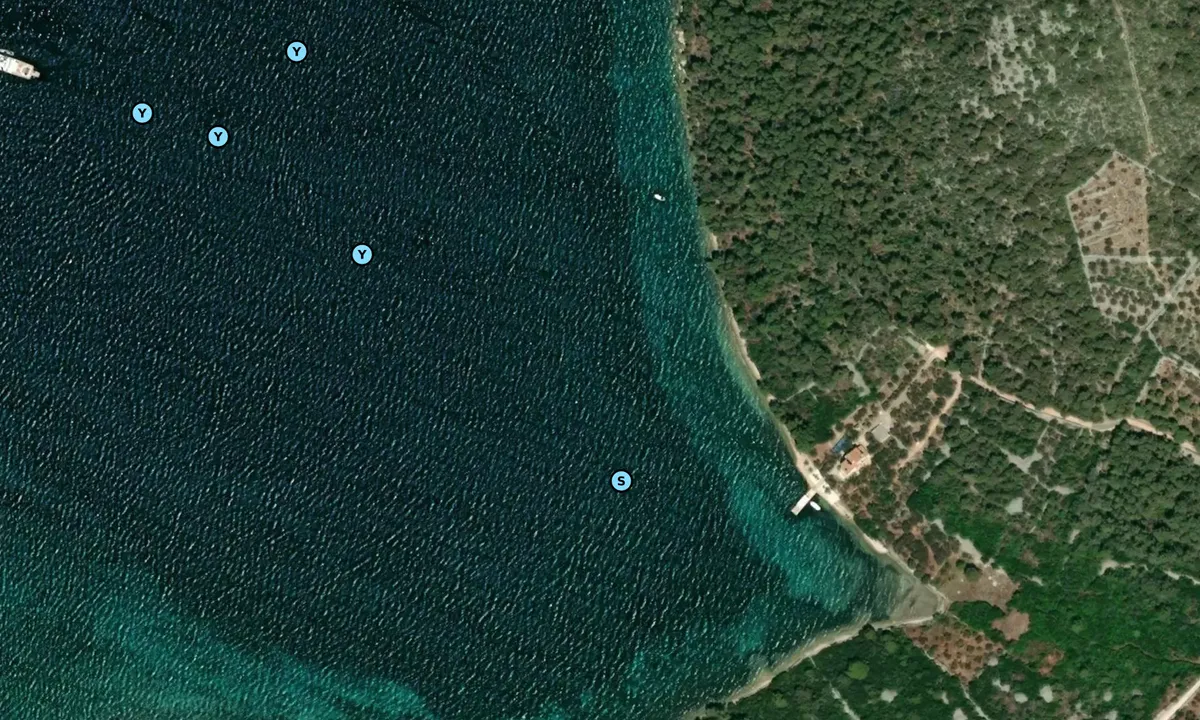 Satelite image of Uvala Sabuša