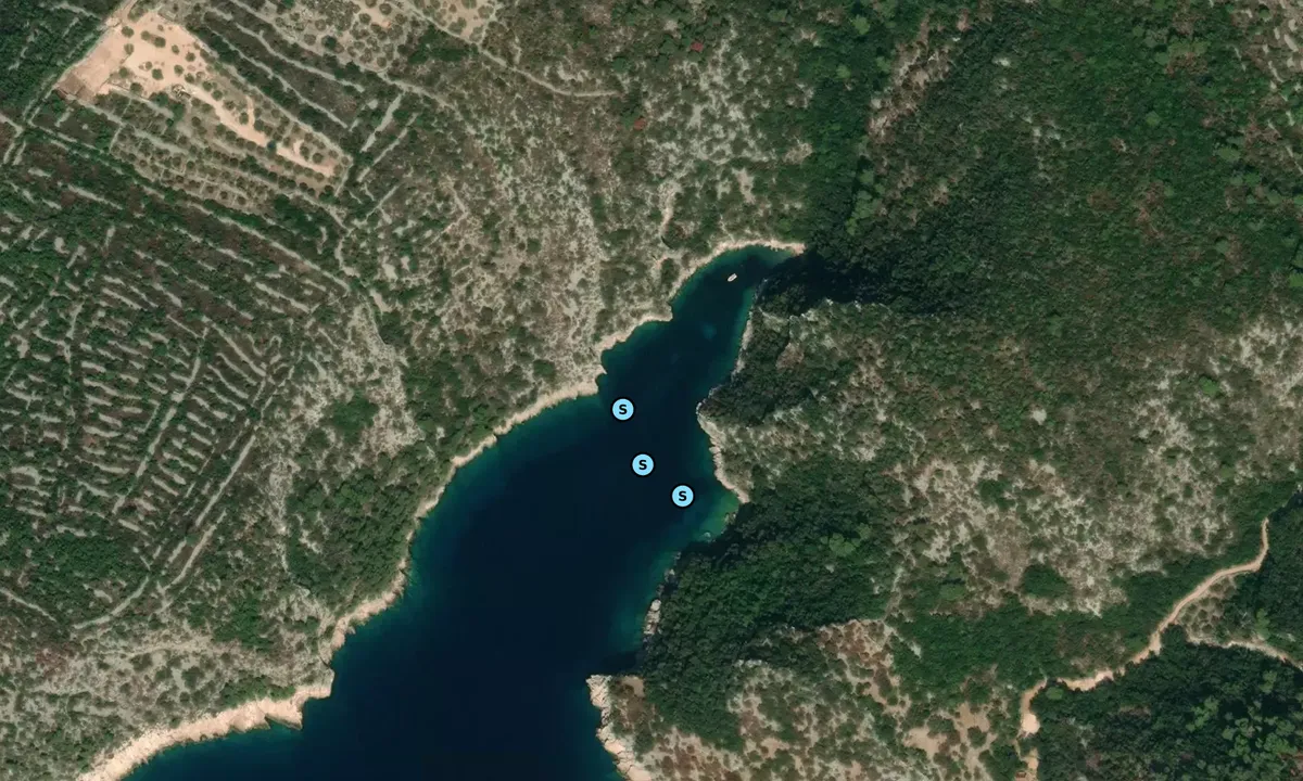 Satelite image of Uvala Senjska