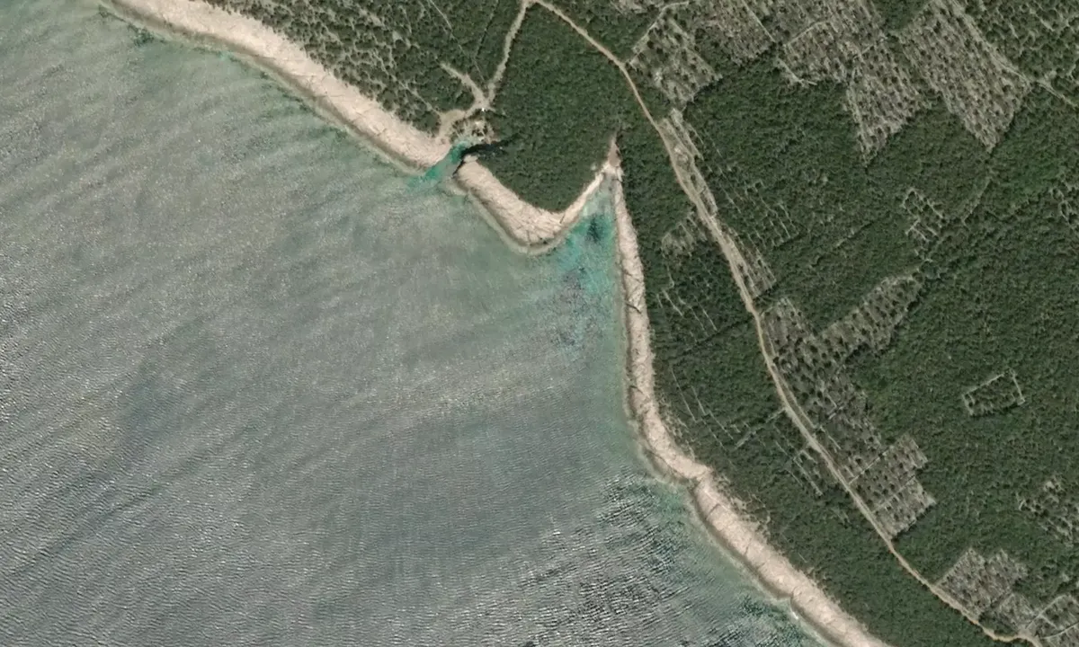 Satelite image of Uvala Sibenska