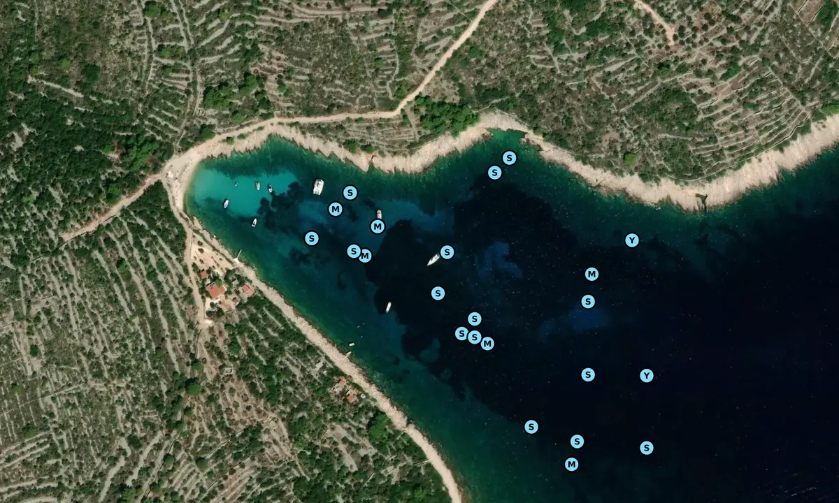 Satelite image of Uvala Solinska