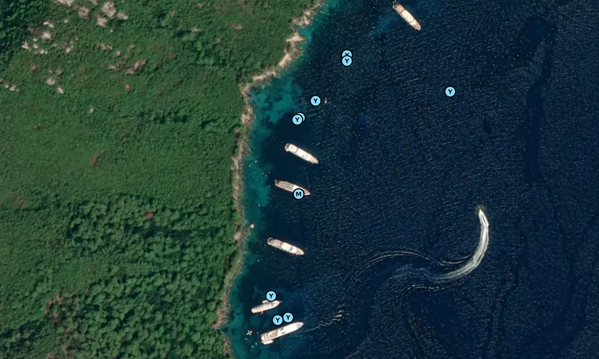 Satelite image of Uvala Spilice