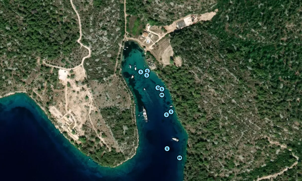 Satelite image of Uvala Stipanska