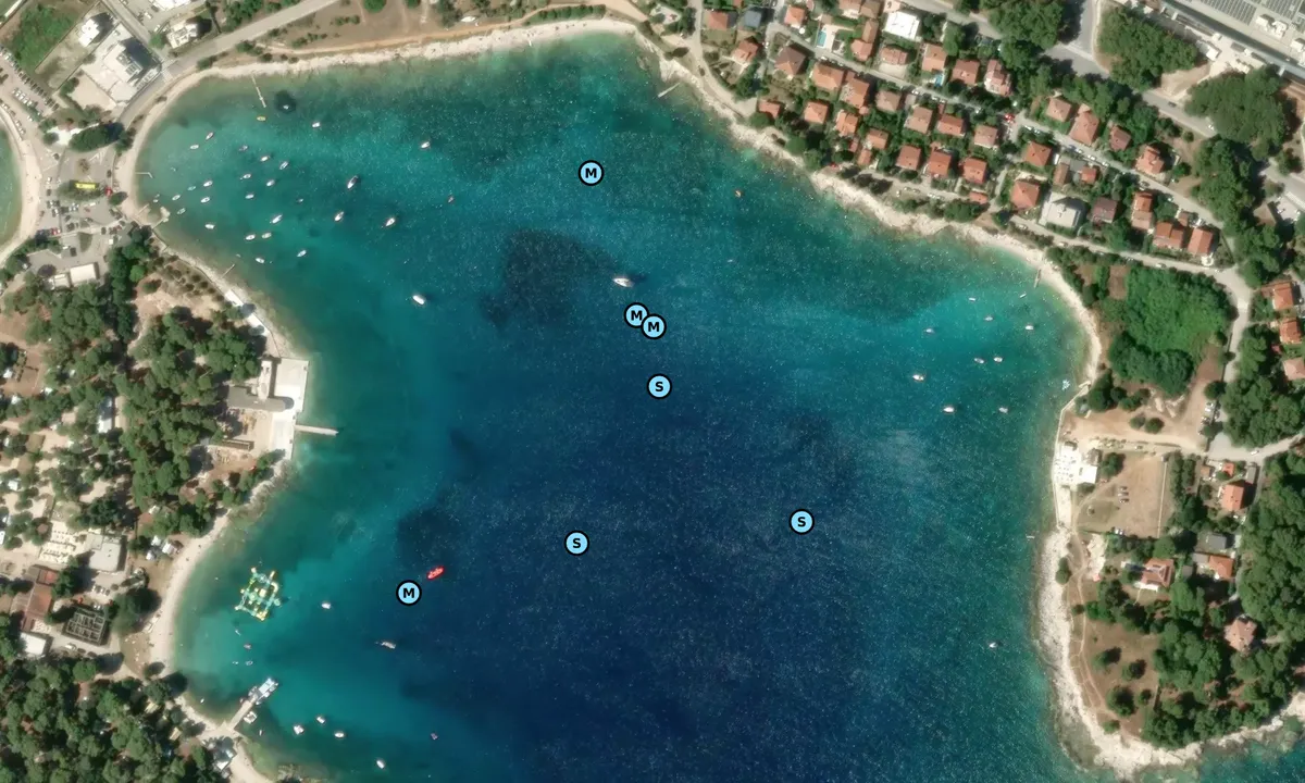 Satelite image of Uvala Stoja