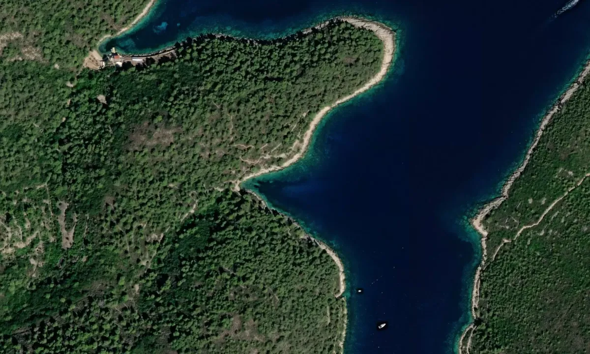 Flyfoto av Uvala Stoncica
