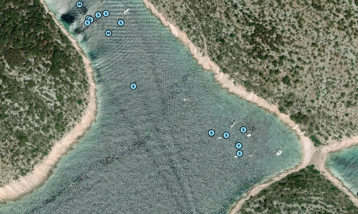 Satelite image of Uvala Stupica Mala