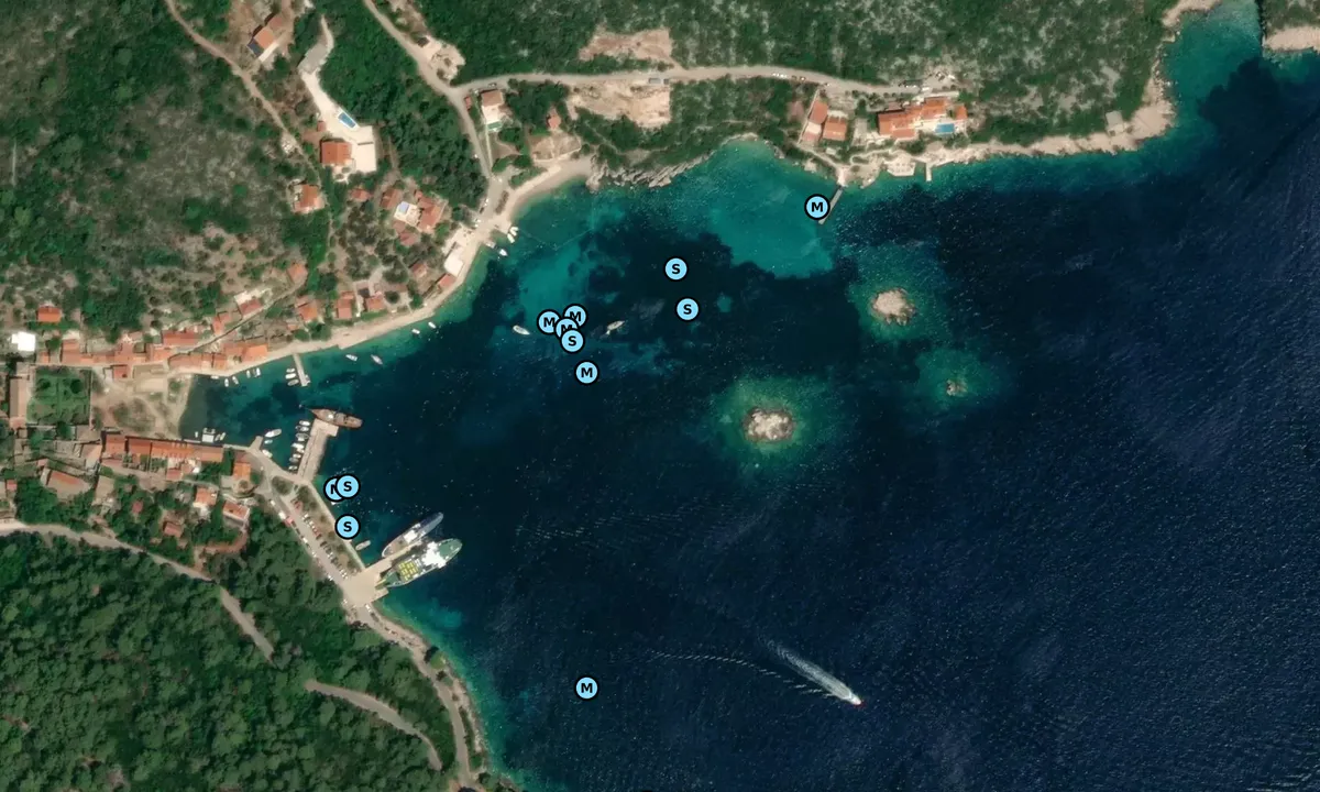 Satelite image of Uvala Sudurad