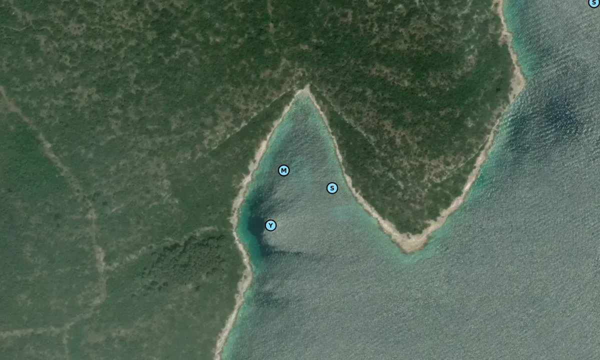 Satelite image of Uvala toplis