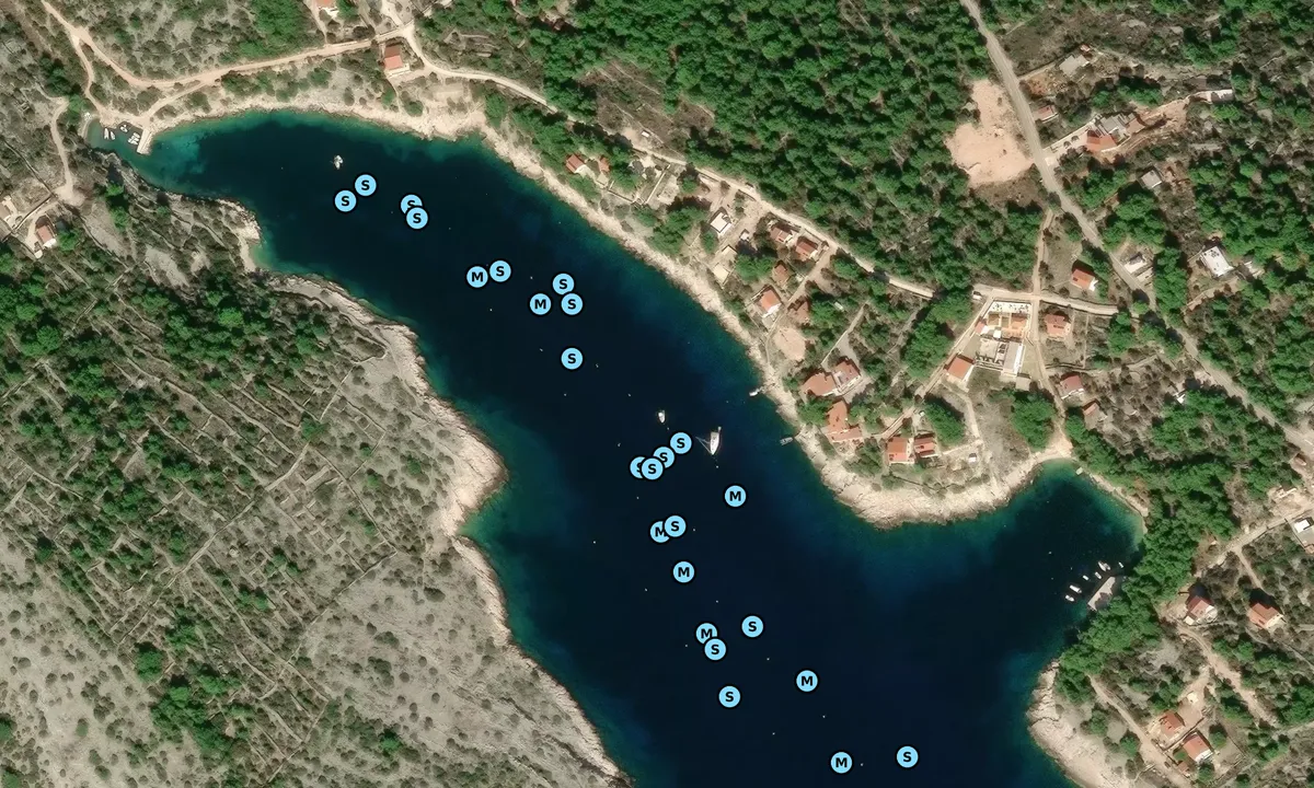 Satelite image of Uvala Tratinska