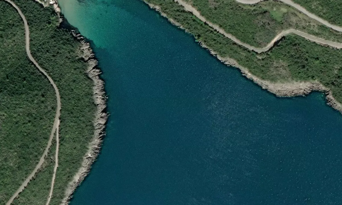 Satelite image of Uvala Trsteno