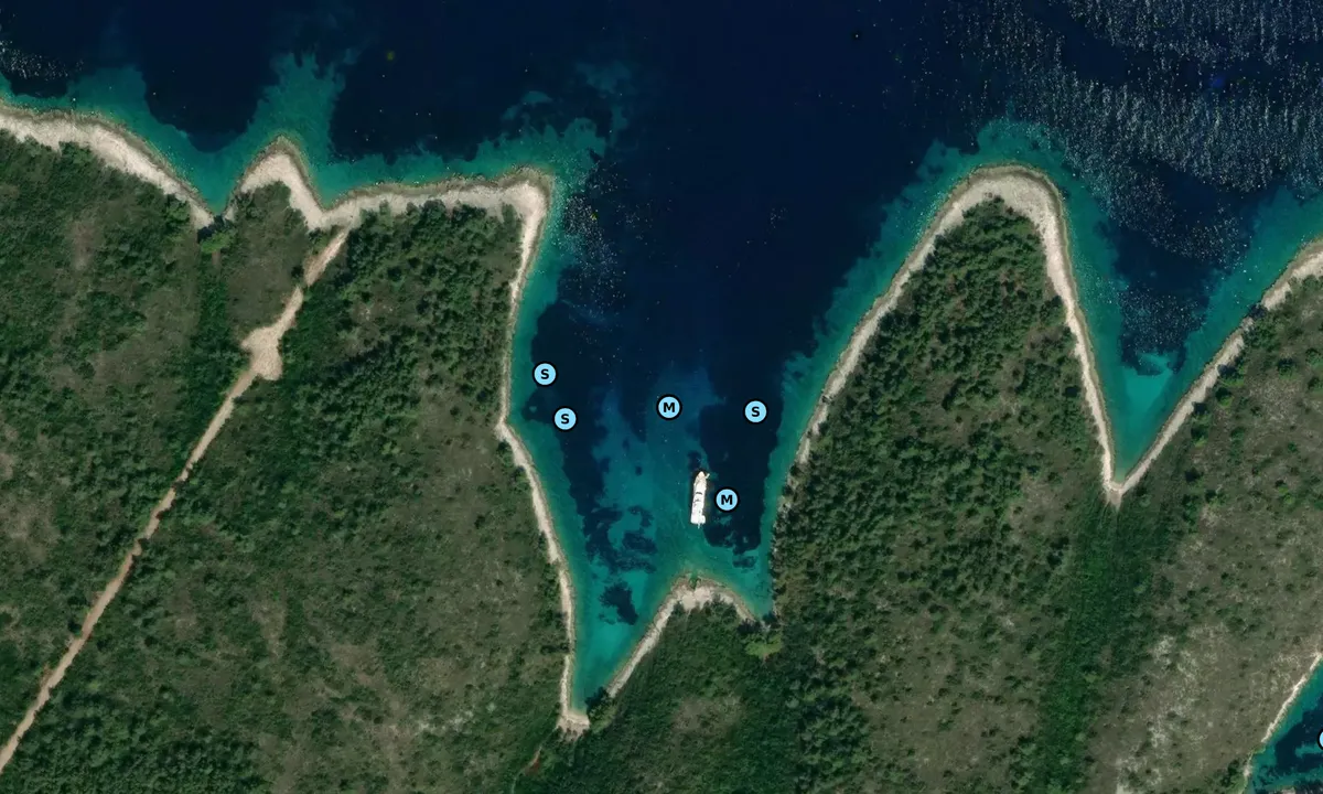 Satelite image of Uvala Vela Rasohatica