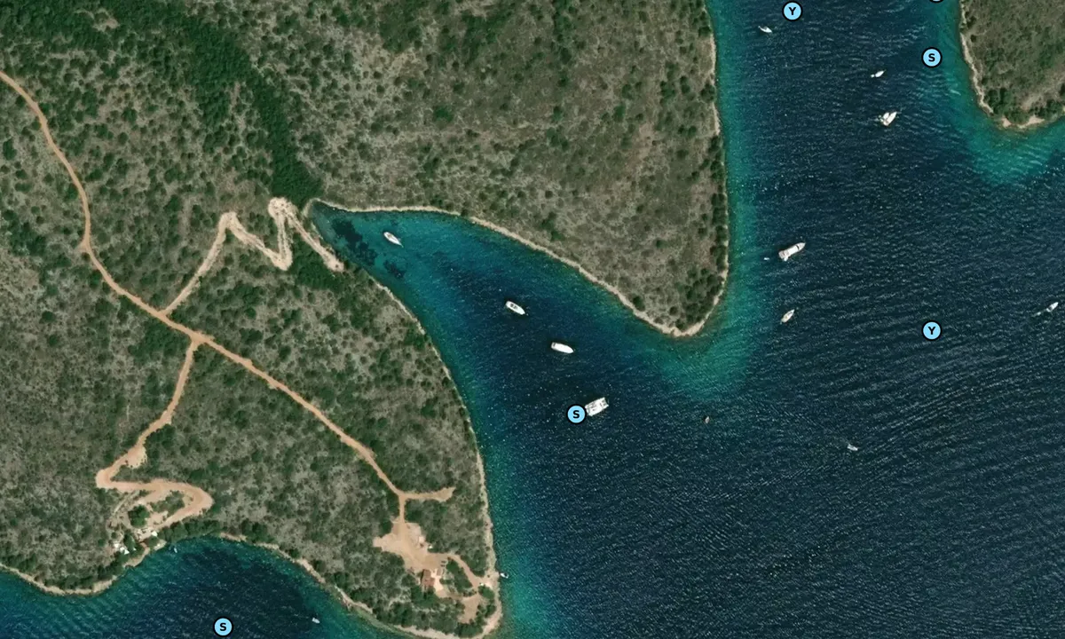 Satelite image of Uvala Vucja