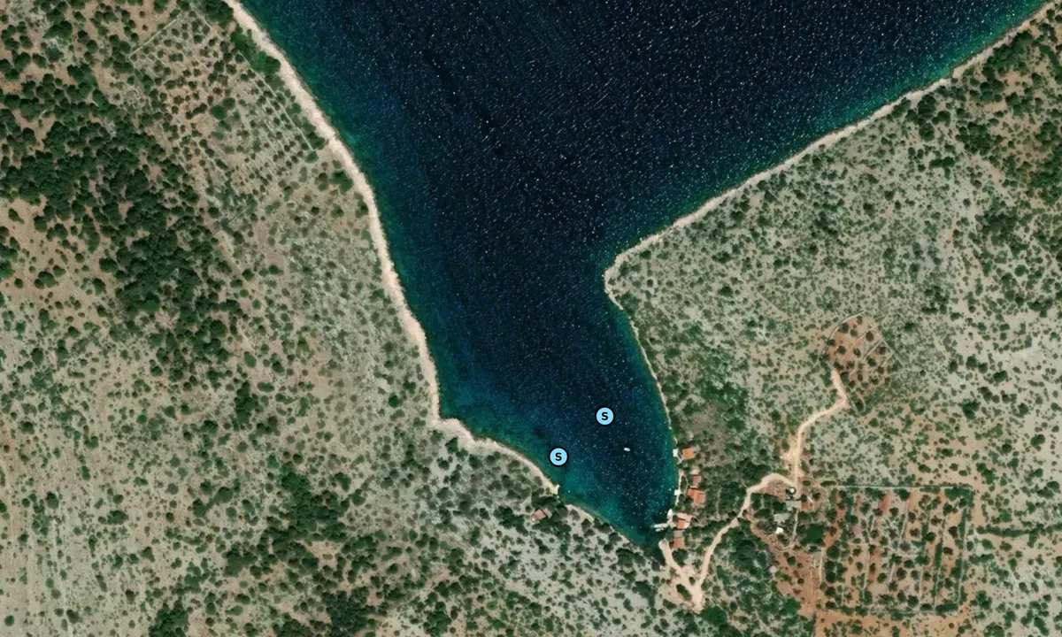 Satelite image of Uvala Zesnja