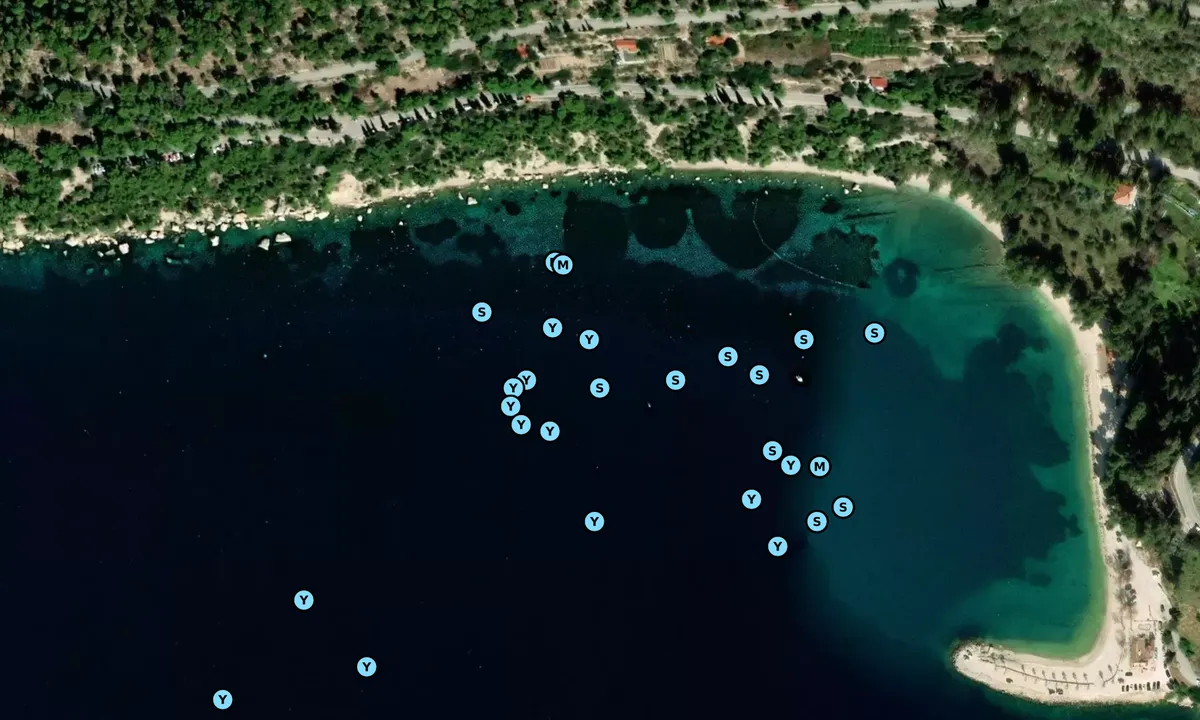 Satelite image of Uvale Kasjuni