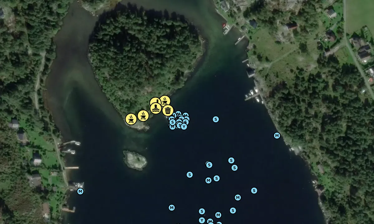 Satelite image of Vadholmen