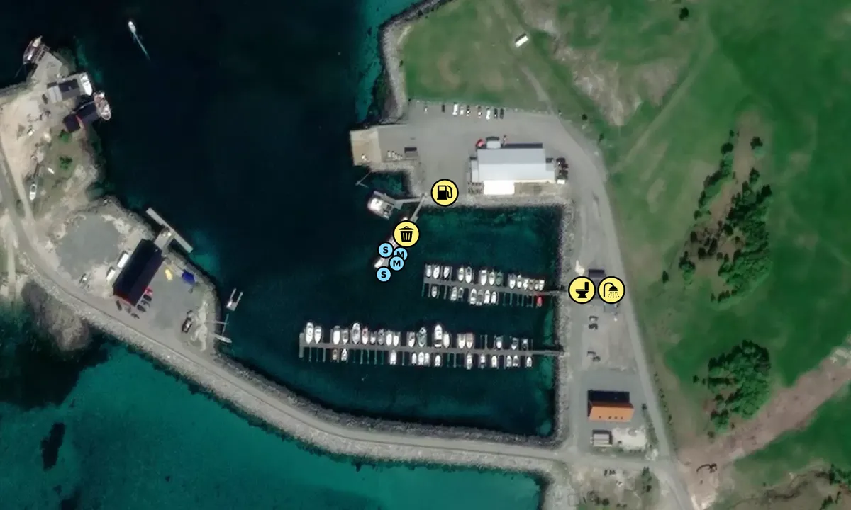 Satelite image of Våg Havn - Sandhornøy