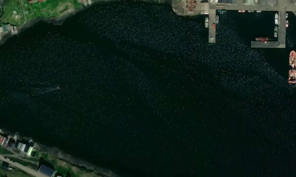 Satelite image of Vágur