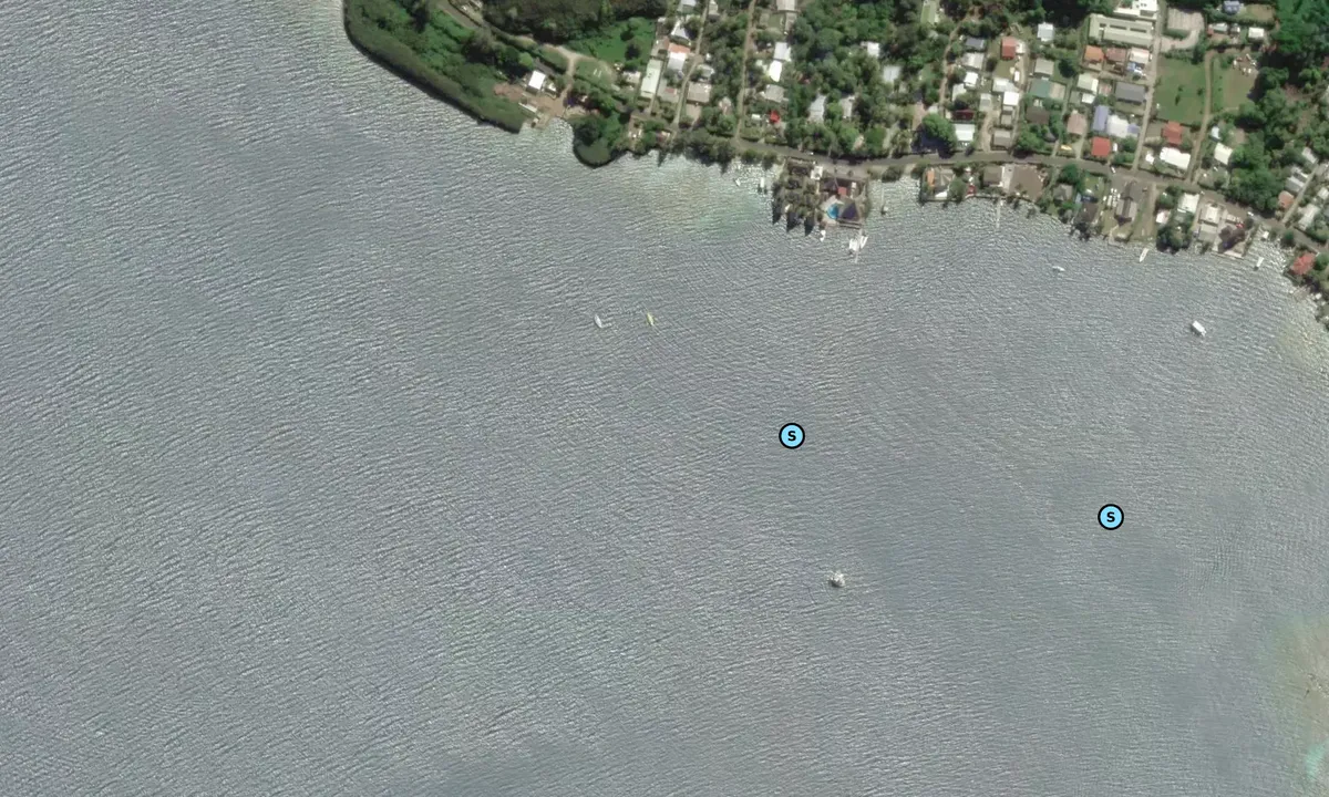Satelite image of Vaitape Moorings