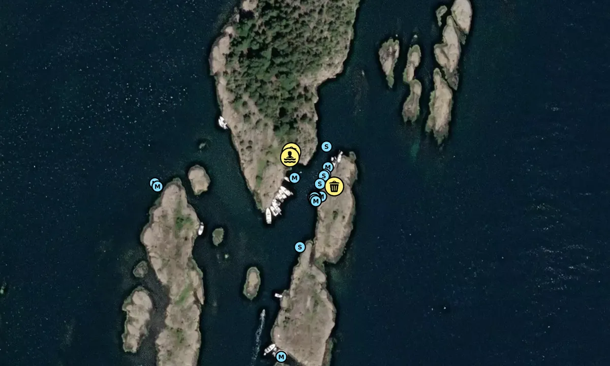 Satelite image of Vakersholmen