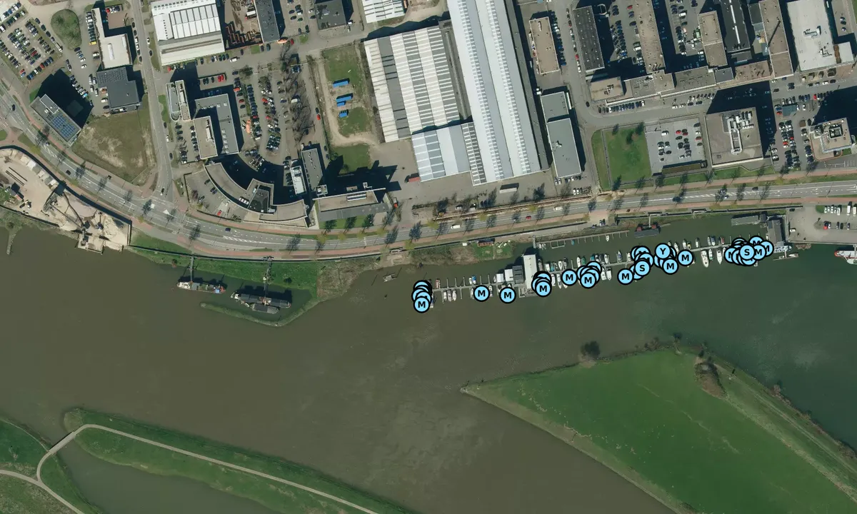 Satelite image of Valkenburg Yacht Harbour
