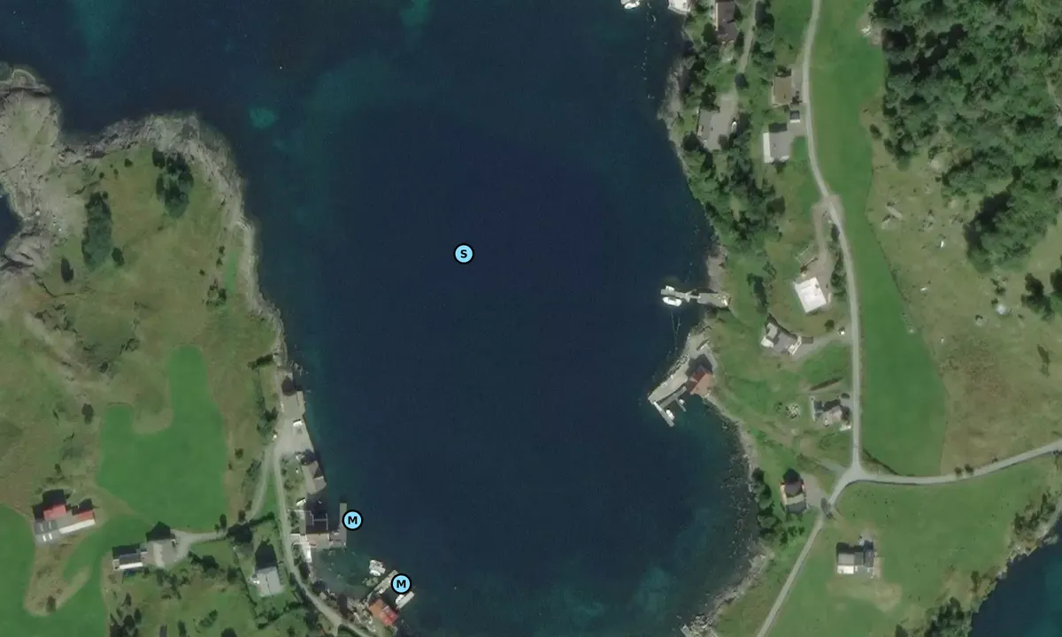 Satelite image of Valvikevågen - Askrova