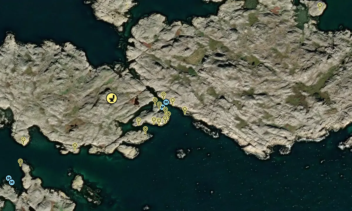 Satelite image of Vannholmarna