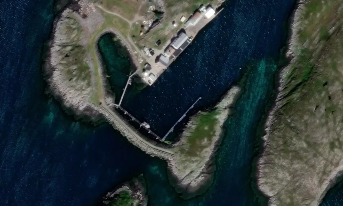 Satelite image of Vansøyvågen