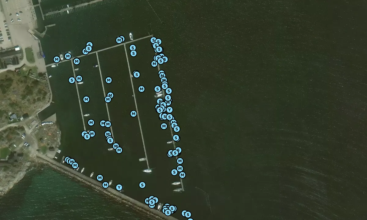 Satelite image of Varberg - Getterön Marina