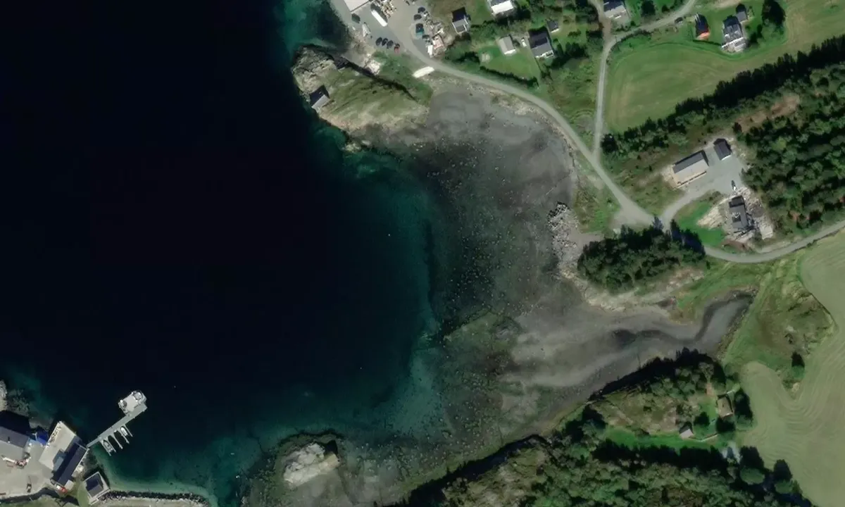 Satelite image of Vasøya