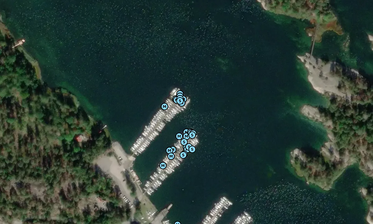 Satelite image of Västervik - Solbergsudde