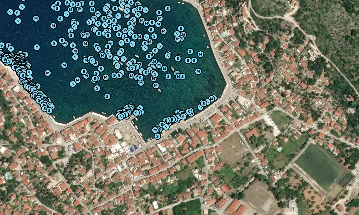 Satelite image of Vathi Marina
